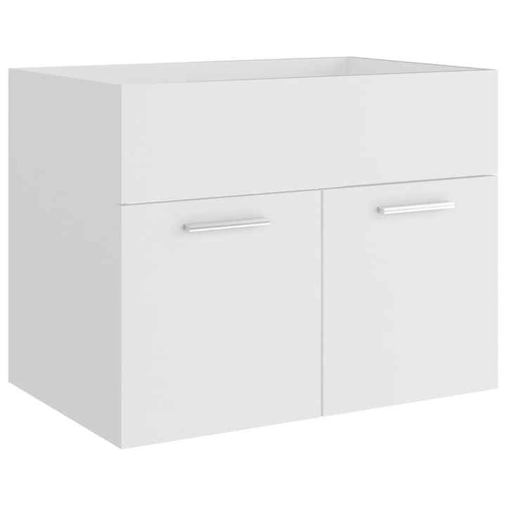 Set Mobilier De Baie, , Lemn Prelucrat Alb