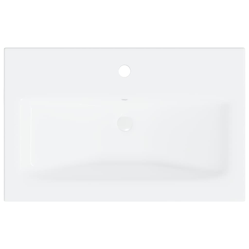 Set Mobilier De Baie, , Lemn Prelucrat Alb