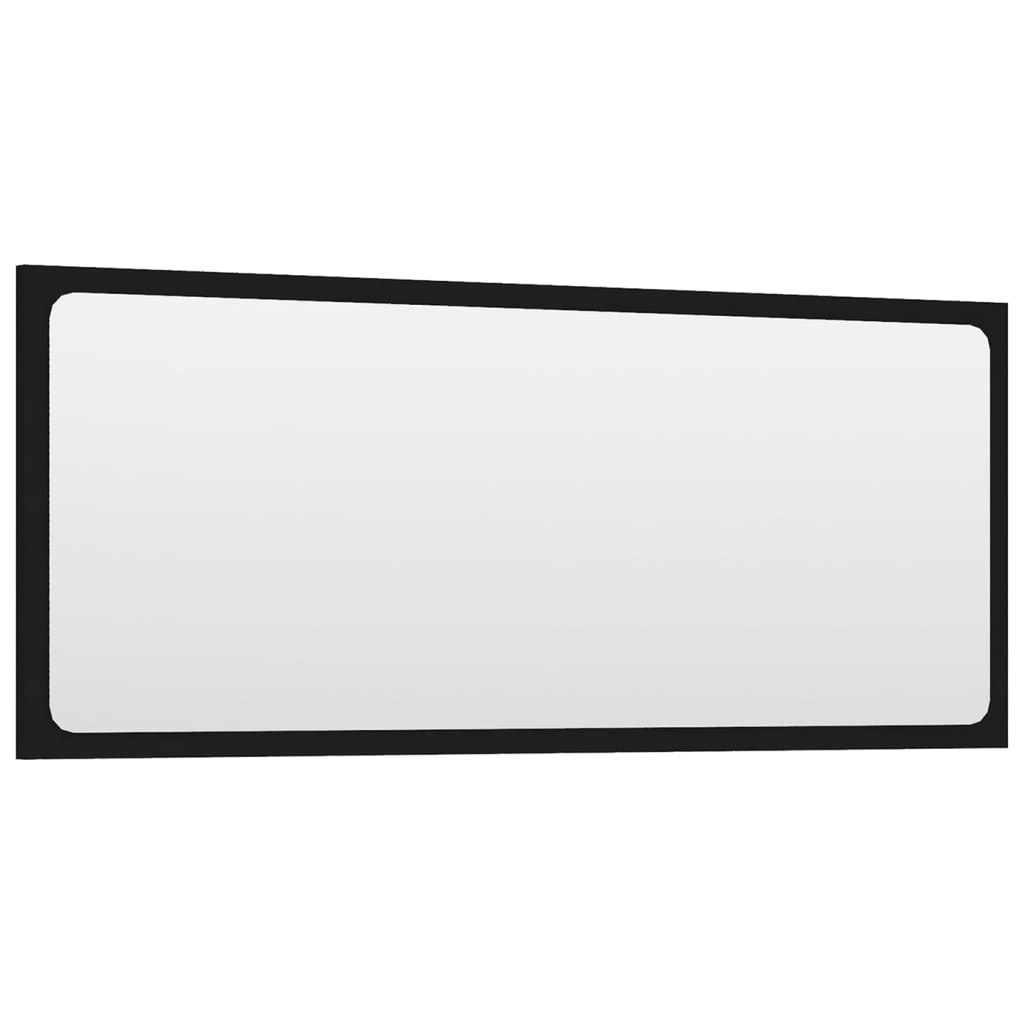 Set Mobilier De Baie, , Lemn Prelucrat Negru