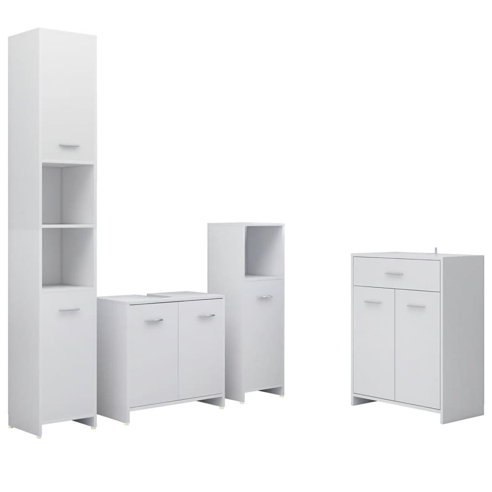 Set Mobilier De Baie, 4 Piese,