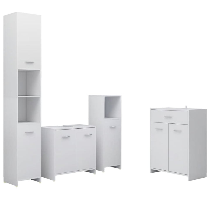 Set Mobilier De Baie, 4 Piese,