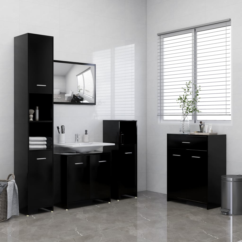 Set Mobilier De Baie, 4 Piese,