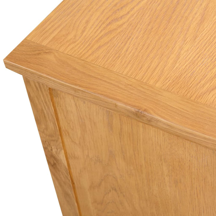 Comodă Tv, 110X35X44 Cm, Lemn Masiv De Stejar