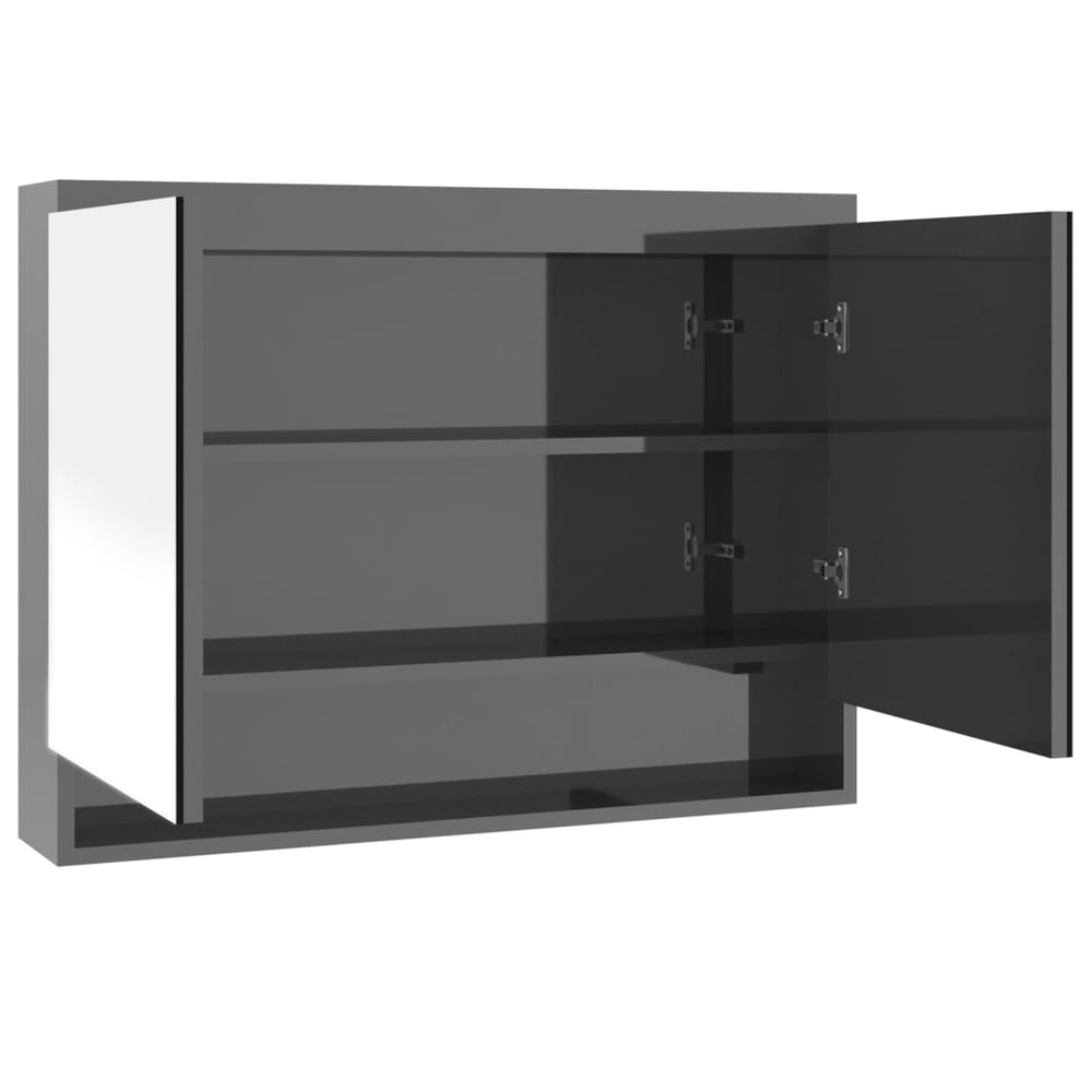 Dulap De Baie Cu Oglindă, , 80X15X60 Cm, Mdf