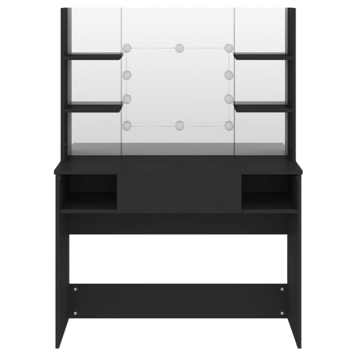 Masă Machiaj Cu Lumini Led, , 100X40X135 Cm , Mdf