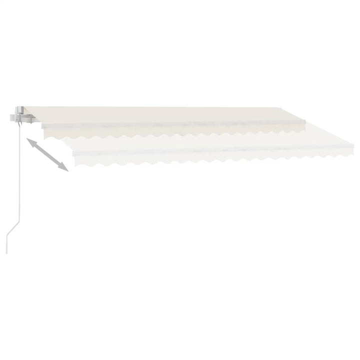 Copertină Retractabilă Manual Cu Led, ,