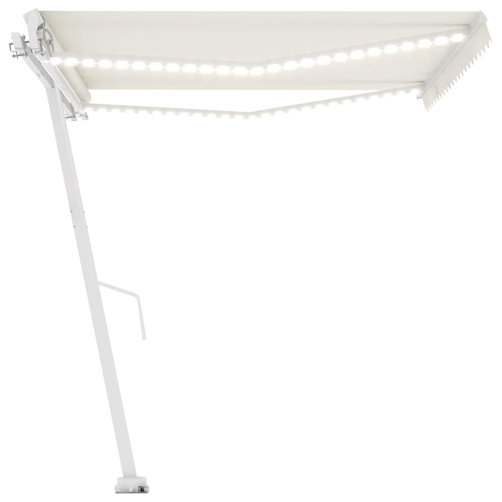 Copertină Retractabilă Manual Cu Led, ,