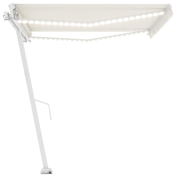 Copertină Retractabilă Manual Cu Led, ,
