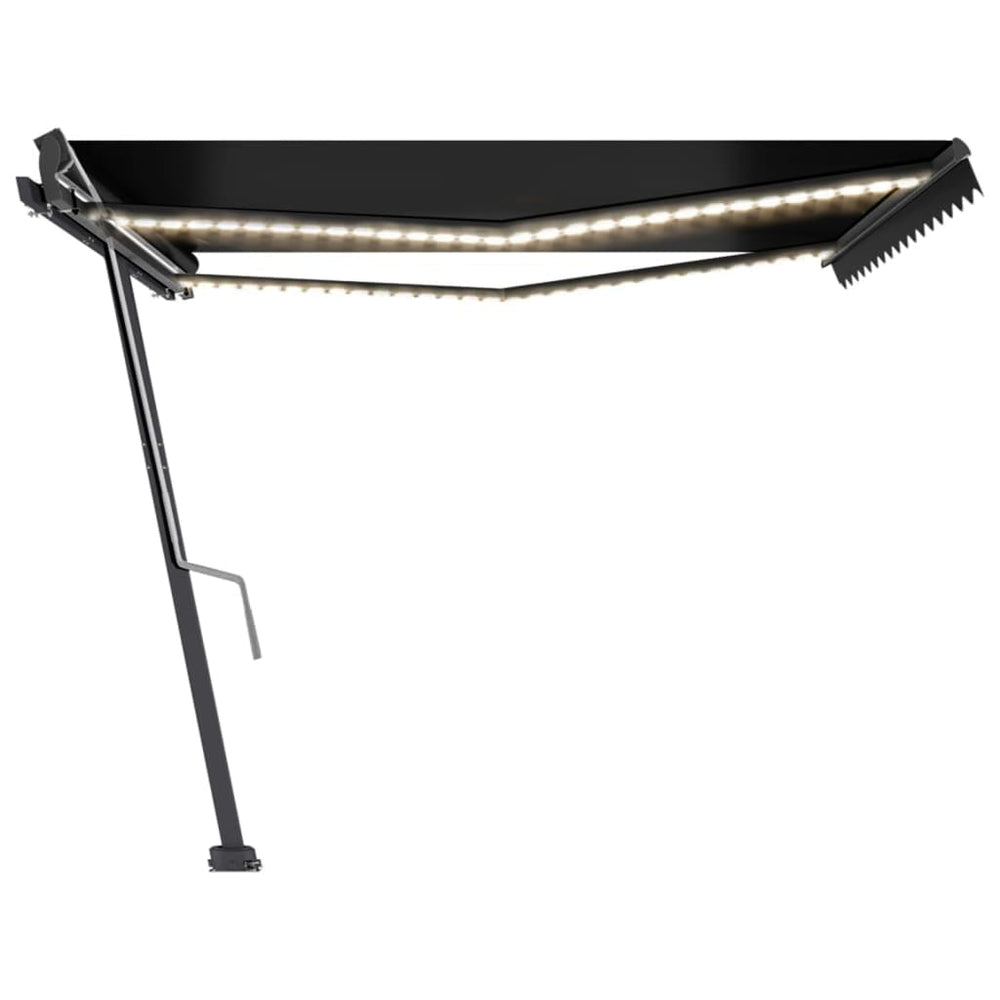 Copertină Retractabilă Manual Cu Led, ,
