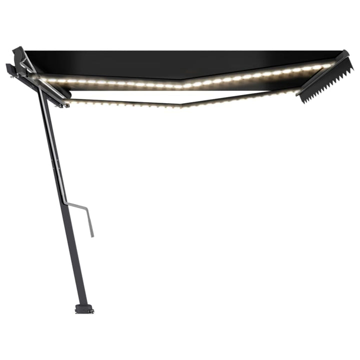 Copertină Retractabilă Manual Cu Led, ,