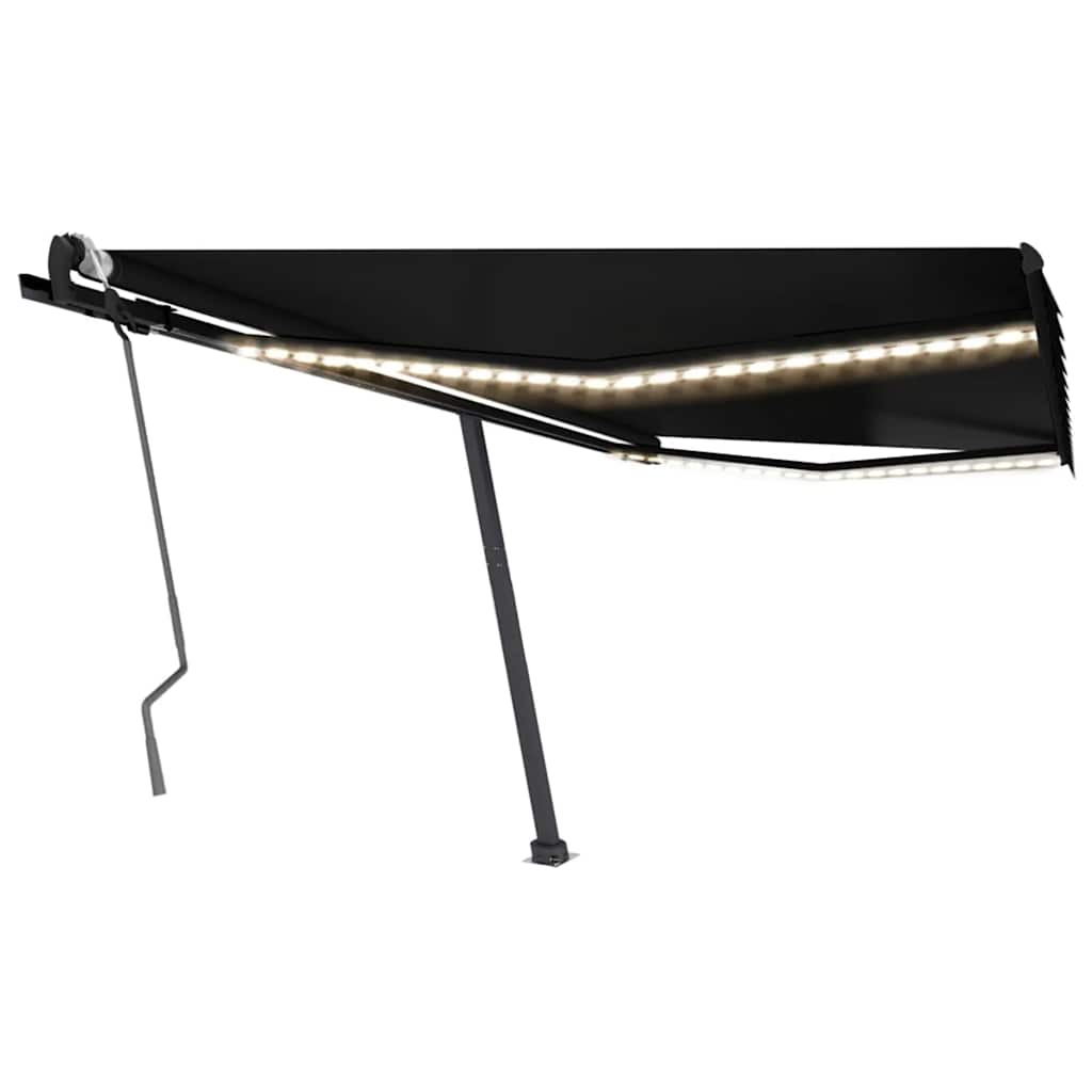 Copertină Retractabilă Manual Cu Led, ,
