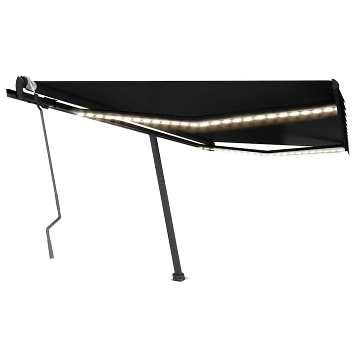 Copertină Retractabilă Manual Cu Led, ,