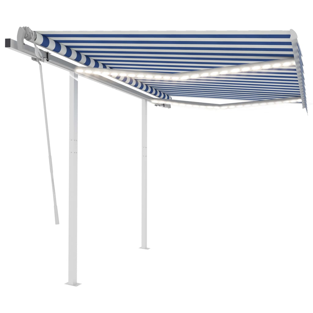 Copertină Retractabilă Manual Cu Led, , 4X3,5 M