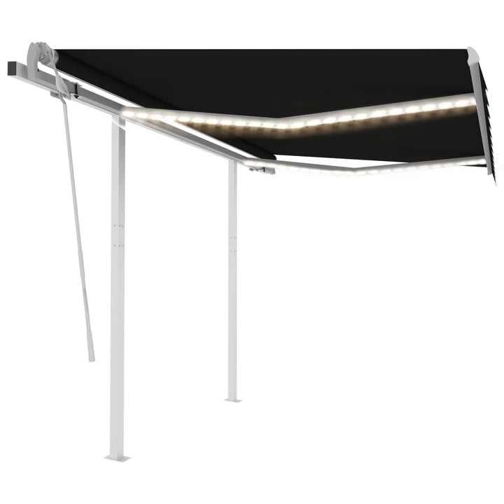 Copertină Retractabilă Manual Cu Led, , 4X3,5 M