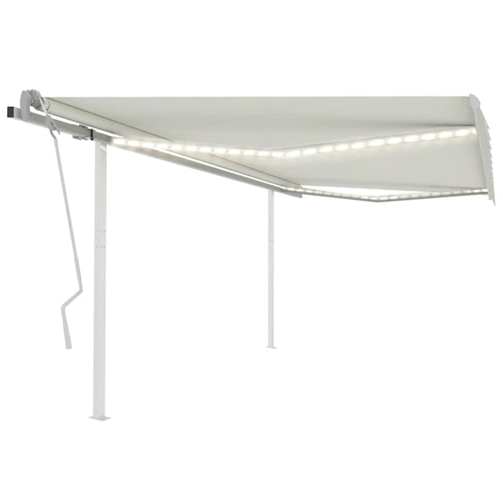 Copertină Retractabilă Manual Cu Led, , 4X3,5 M