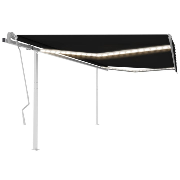 Copertină Retractabilă Manual Cu Led, , 4X3,5 M