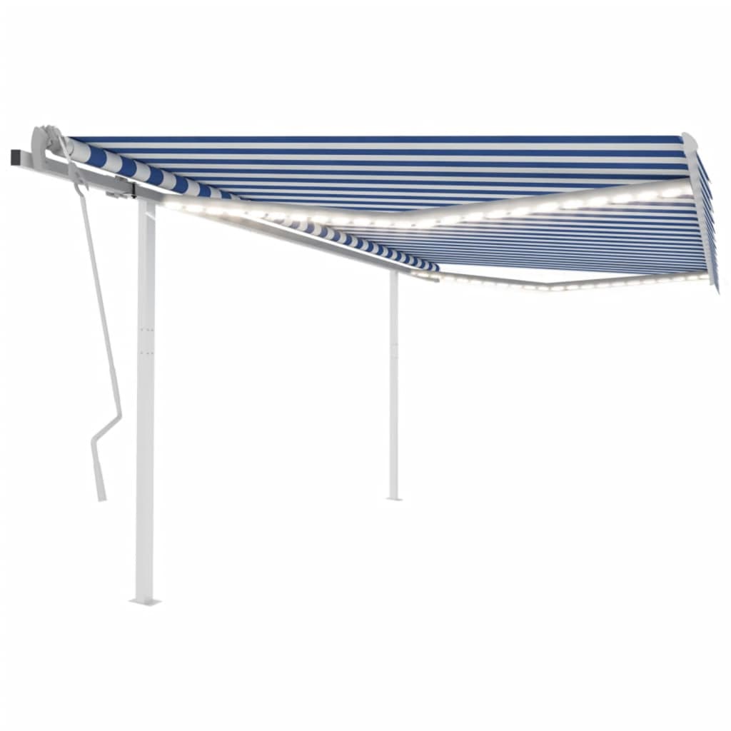 Copertină Retractabilă Manual Cu Led, , 4X3,5 M
