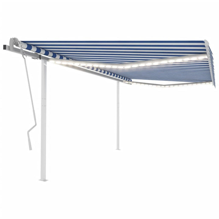 Copertină Retractabilă Manual Cu Led, , 4X3,5 M
