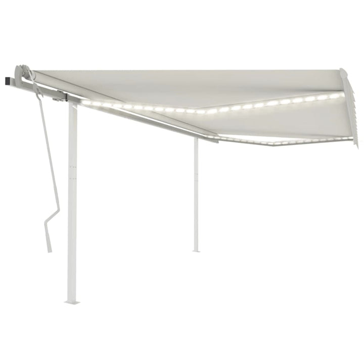 Copertină Retractabilă Manual Cu Led, , 4X3,5 M