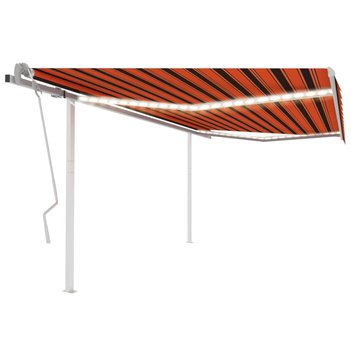 Copertină Retractabilă Manual Cu Led, , 4X3,5 M