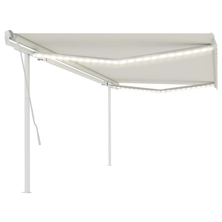 Copertină Retractabilă Manual Cu Led, , 4X3,5 M