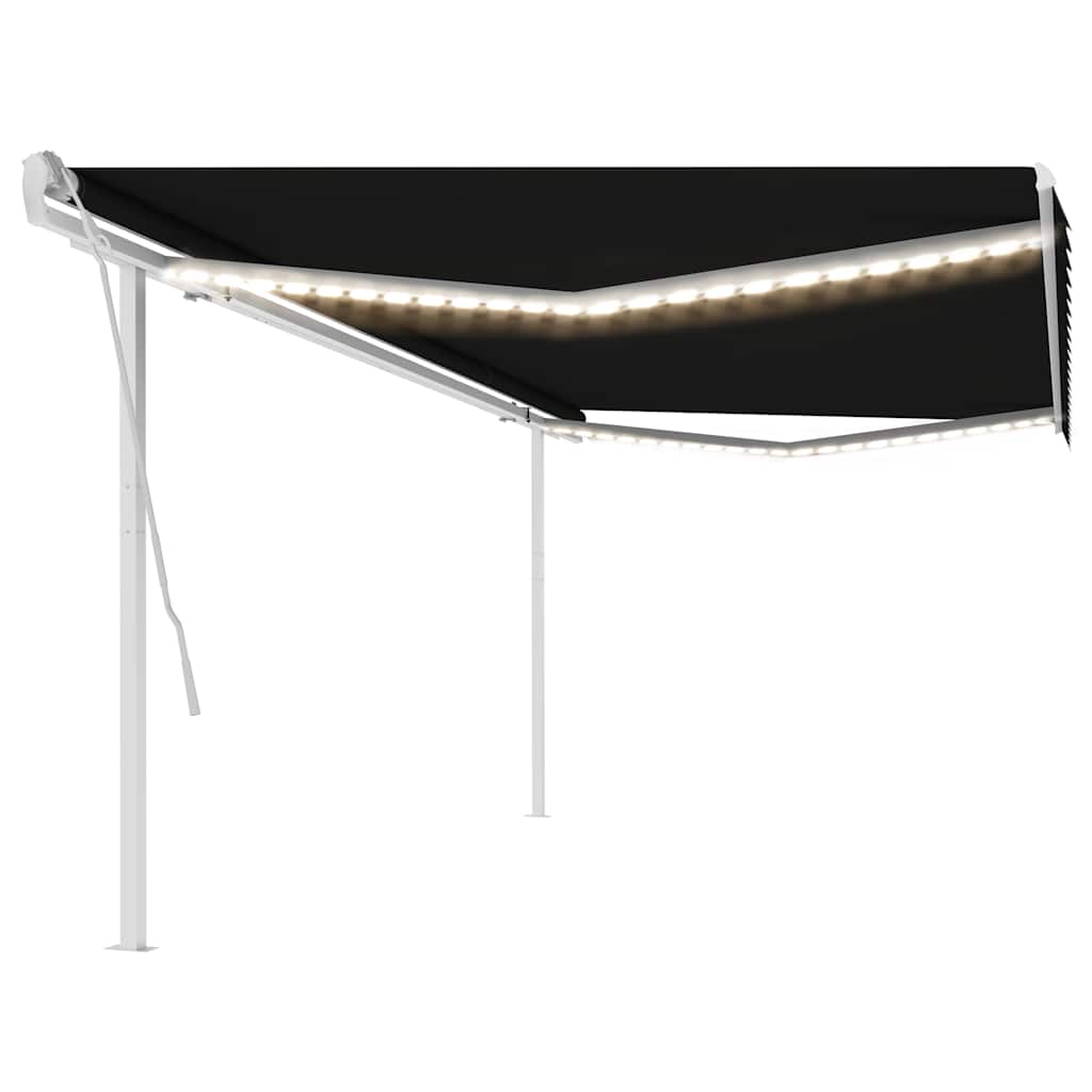 Copertină Retractabilă Manual Cu Led, , 4X3,5 M