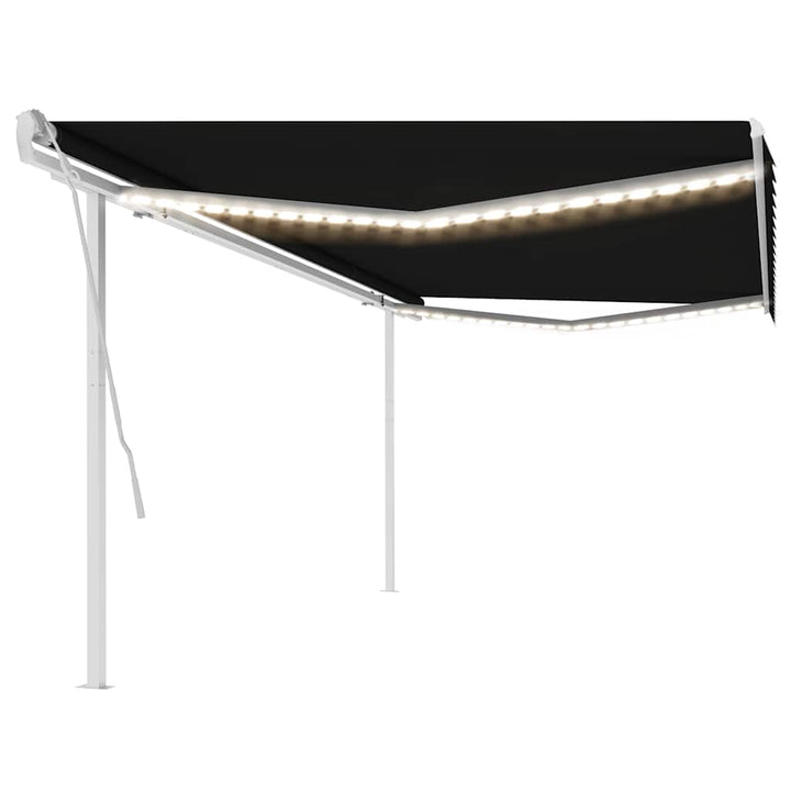 Copertină Retractabilă Manual Cu Led, , 4X3,5 M