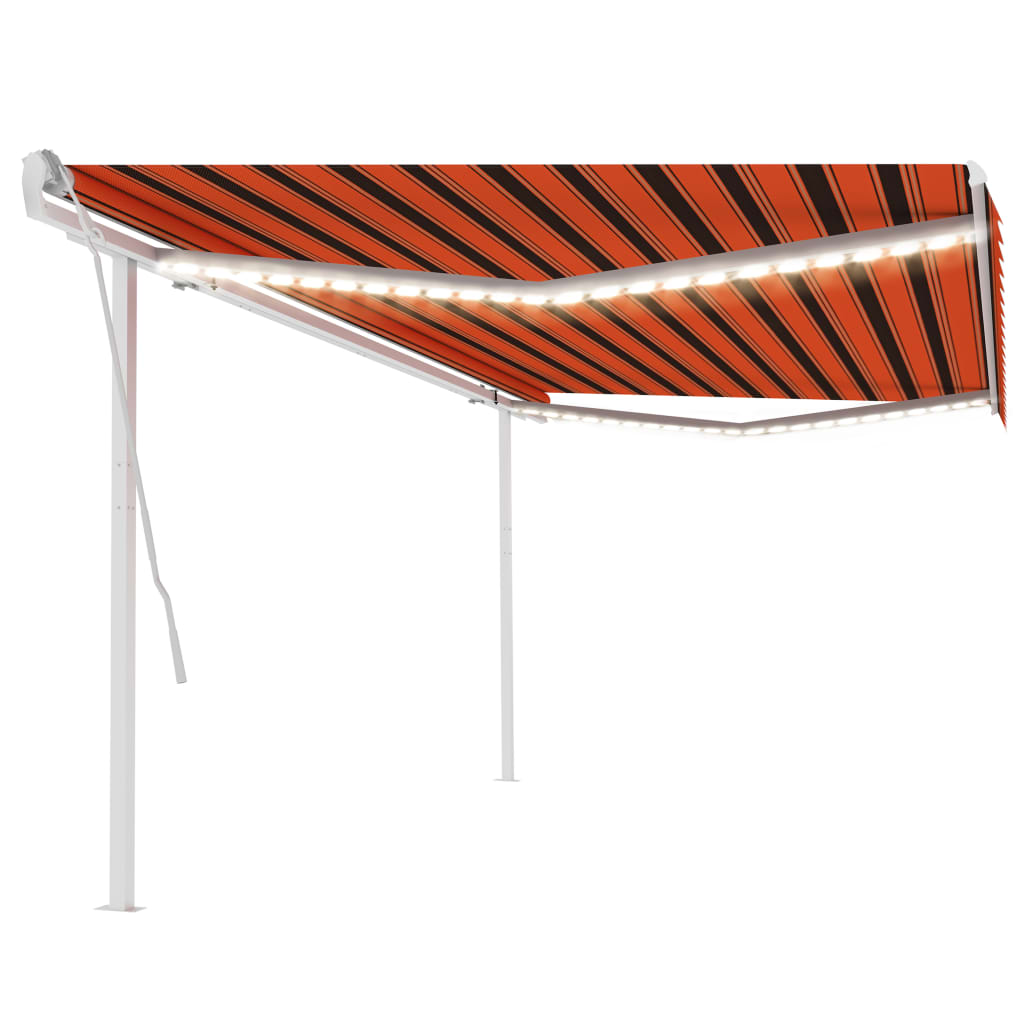 Copertină Retractabilă Manual Cu Led, , 4X3,5 M