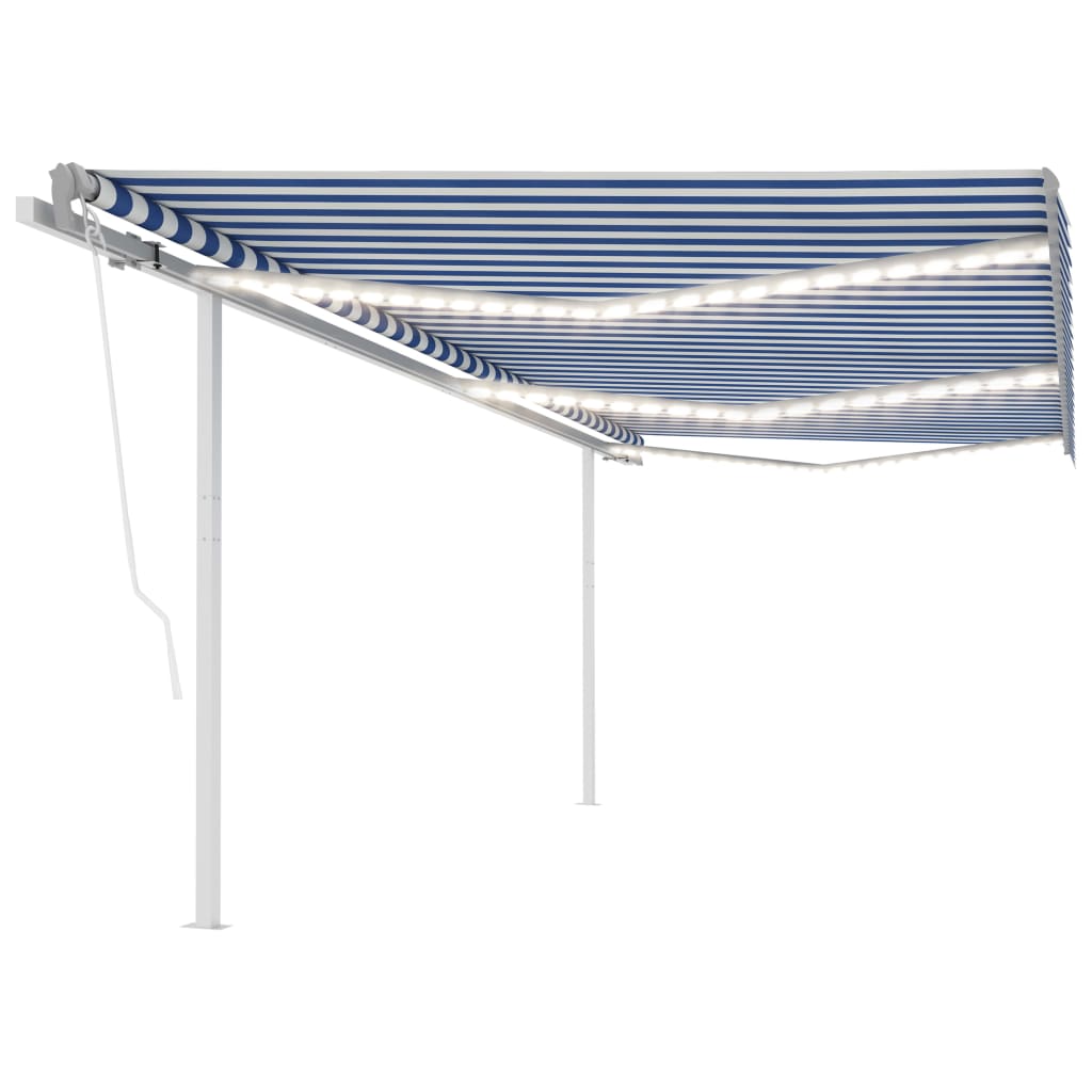 Copertină Retractabilă Manual Cu Led, , 4X3,5 M