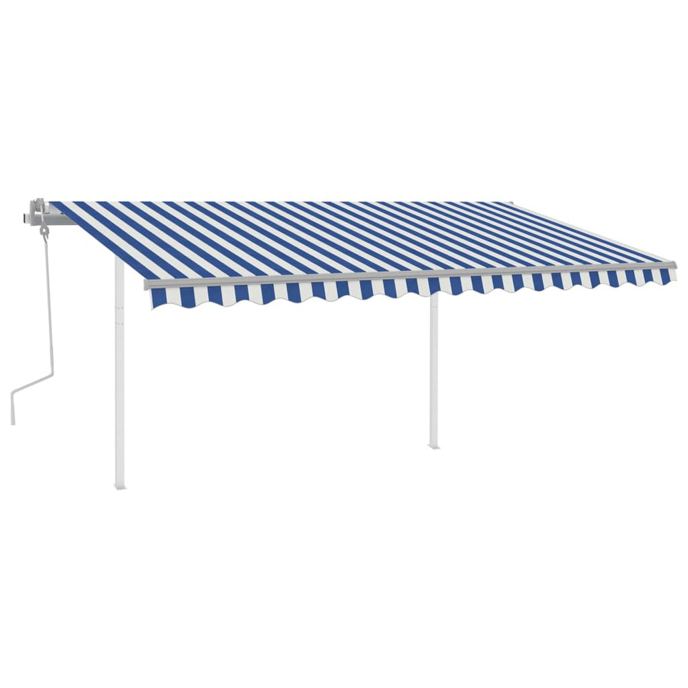 Copertină Retractabilă Manual Cu Led, , 4X3,5 M