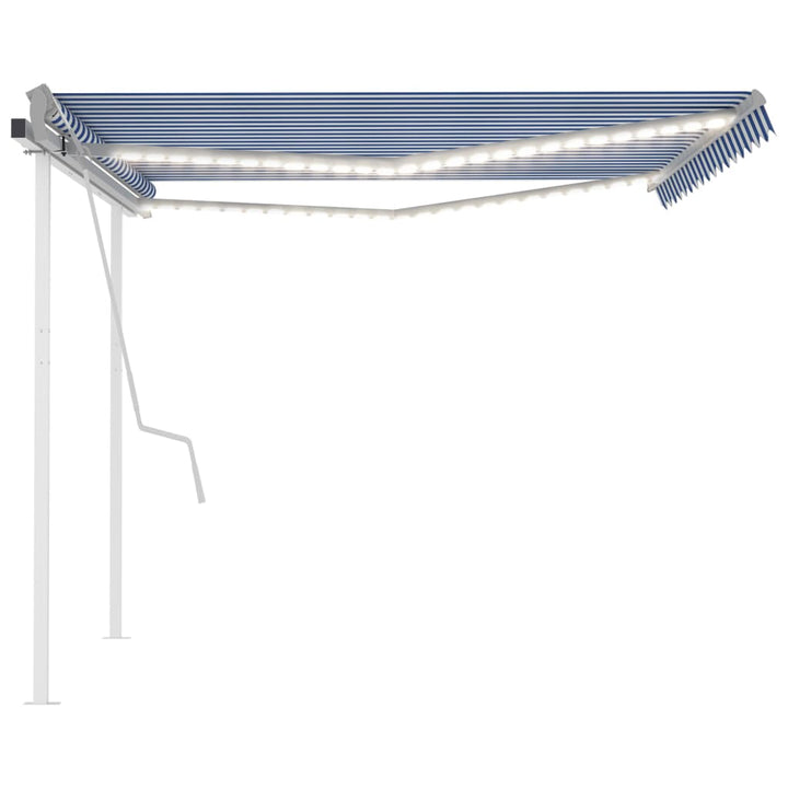 Copertină Retractabilă Manual Cu Led, , 4X3,5 M