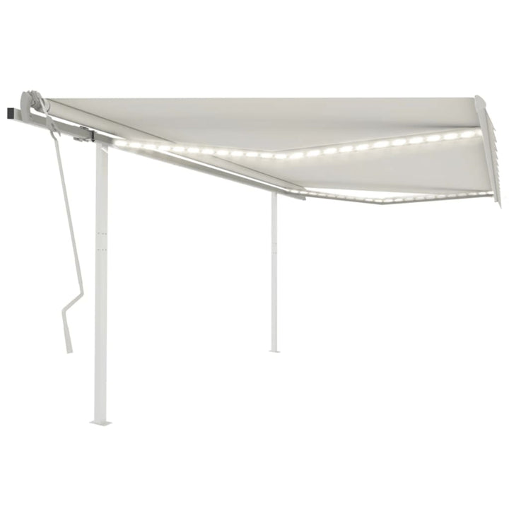 Copertină Retractabilă Manual Cu Led, , 4X3,5 M