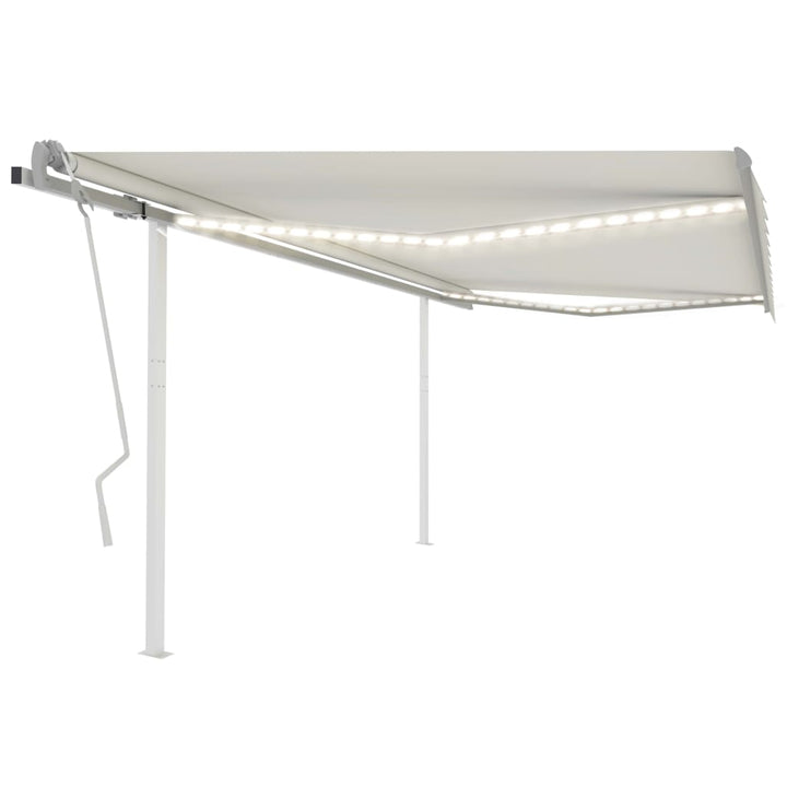 Copertină Retractabilă Manual Cu Led, , 4X3,5 M