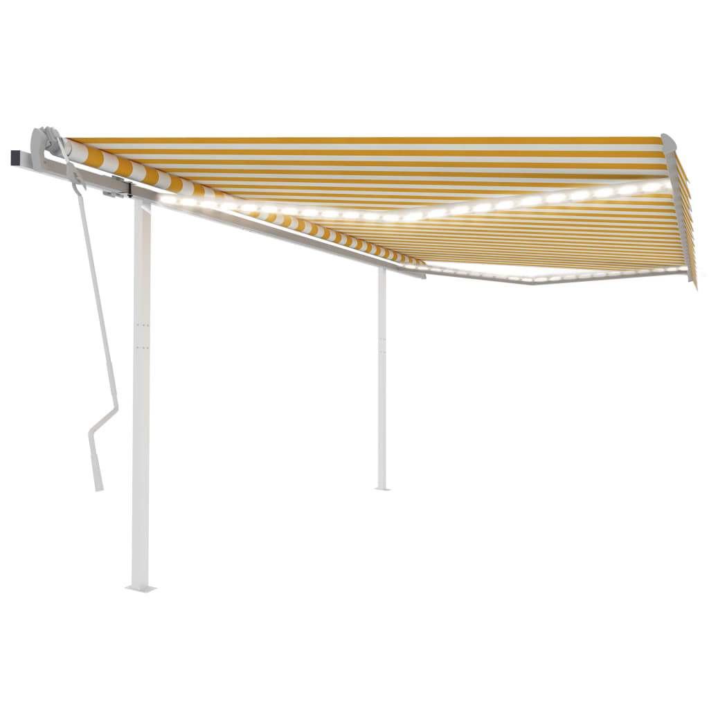 Copertină Retractabilă Manual Cu Led, , 4X3,5 M