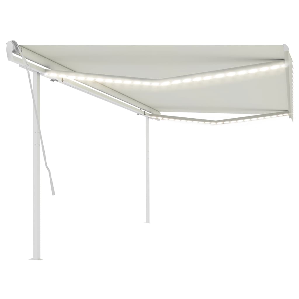 Copertină Retractabilă Manual Cu Led, , 4X3,5 M
