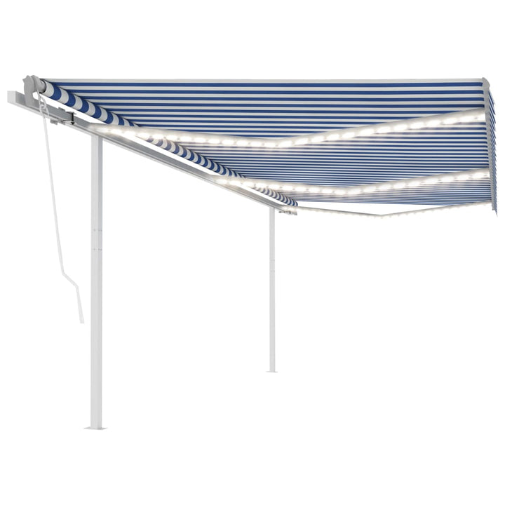 Copertină Retractabilă Manual Cu Led, , 4X3,5 M