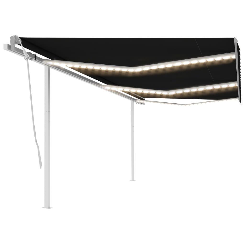 Copertină Retractabilă Manual Cu Led, , 4X3,5 M