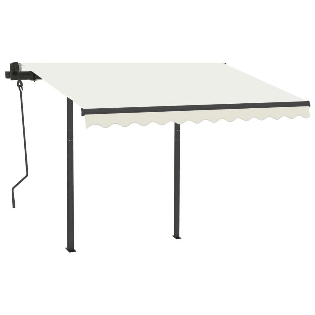 Copertină Automată Cu Senzor Vânt & Led, , 3,5X2,5 M