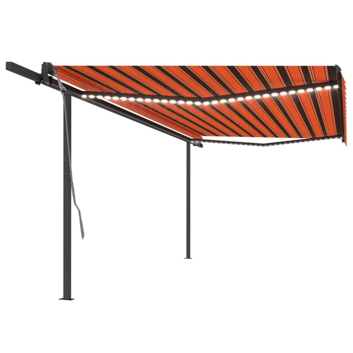 Copertină Automată Cu Senzor Vânt & Led, , 3,5X2,5 M
