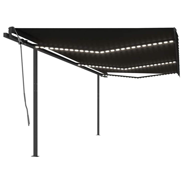 Copertină Automată Cu Senzor Vânt & Led, , 3,5X2,5 M