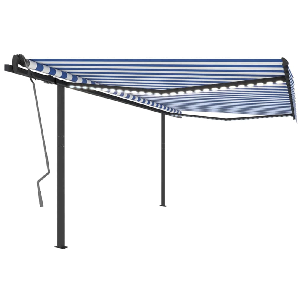 Copertină Automată Cu Senzor Vânt & Led, , 3,5X2,5 M