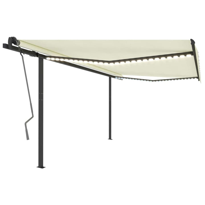 Copertină Automată Cu Senzor Vânt & Led, , 3,5X2,5 M