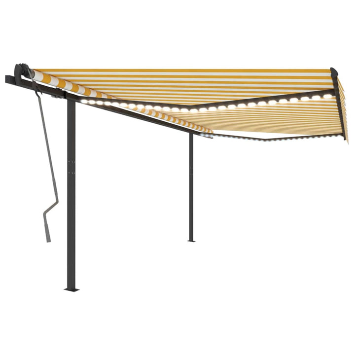 Copertină Automată Cu Senzor Vânt & Led, , 3,5X2,5 M