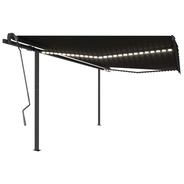 Copertină Automată Cu Senzor Vânt & Led, , 3,5X2,5 M
