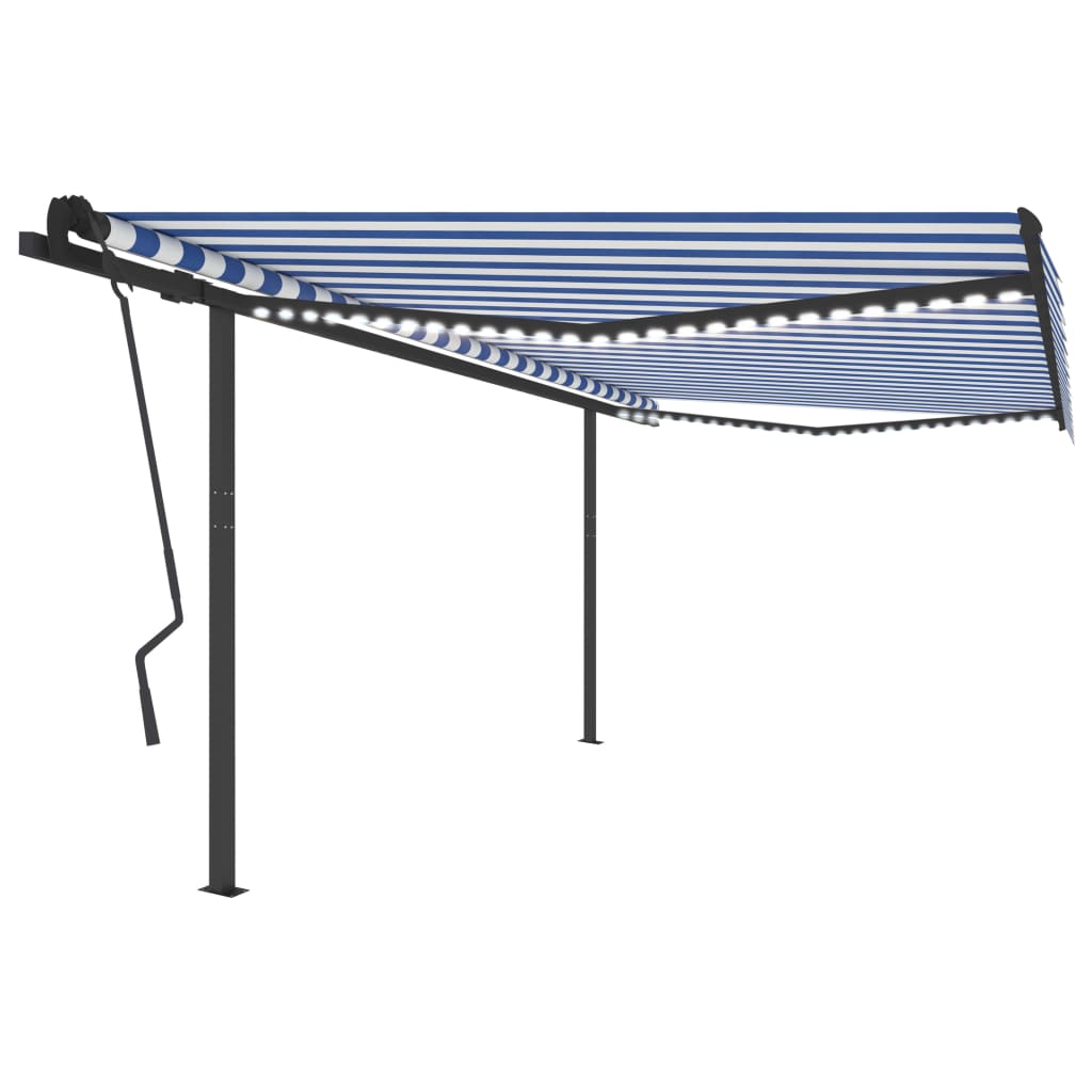 Copertină Automată Cu Senzor Vânt & Led, , 3,5X2,5 M