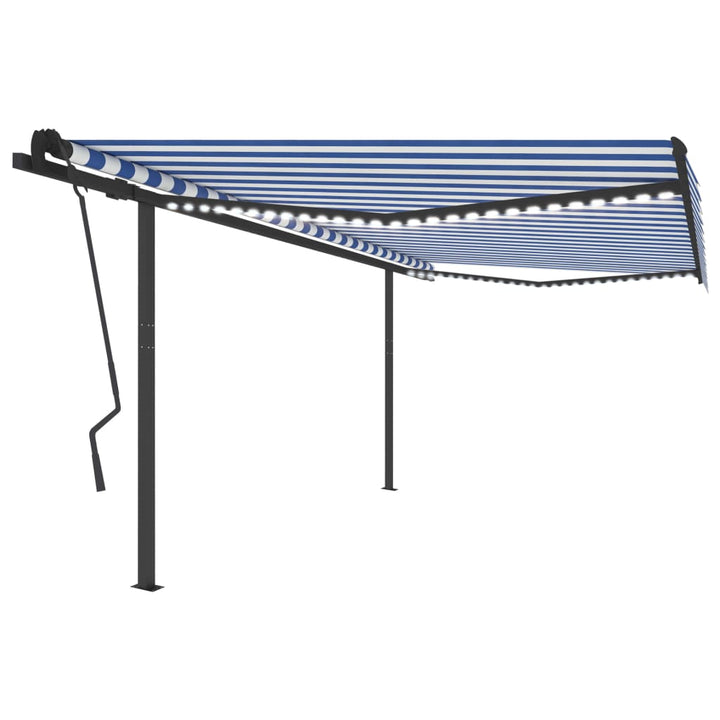 Copertină Automată Cu Senzor Vânt & Led, , 3,5X2,5 M