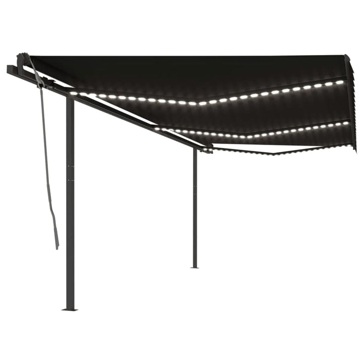 Copertină Automată Cu Senzor Vânt & Led, , 3,5X2,5 M