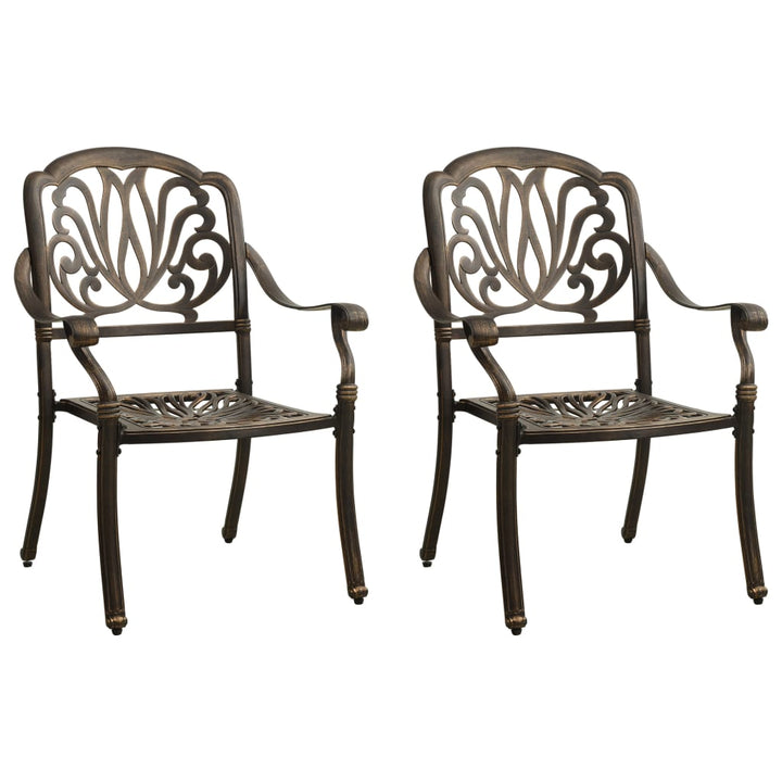 Set Mobilier Bistro, 3 Piese, , Aluminiu Turnat