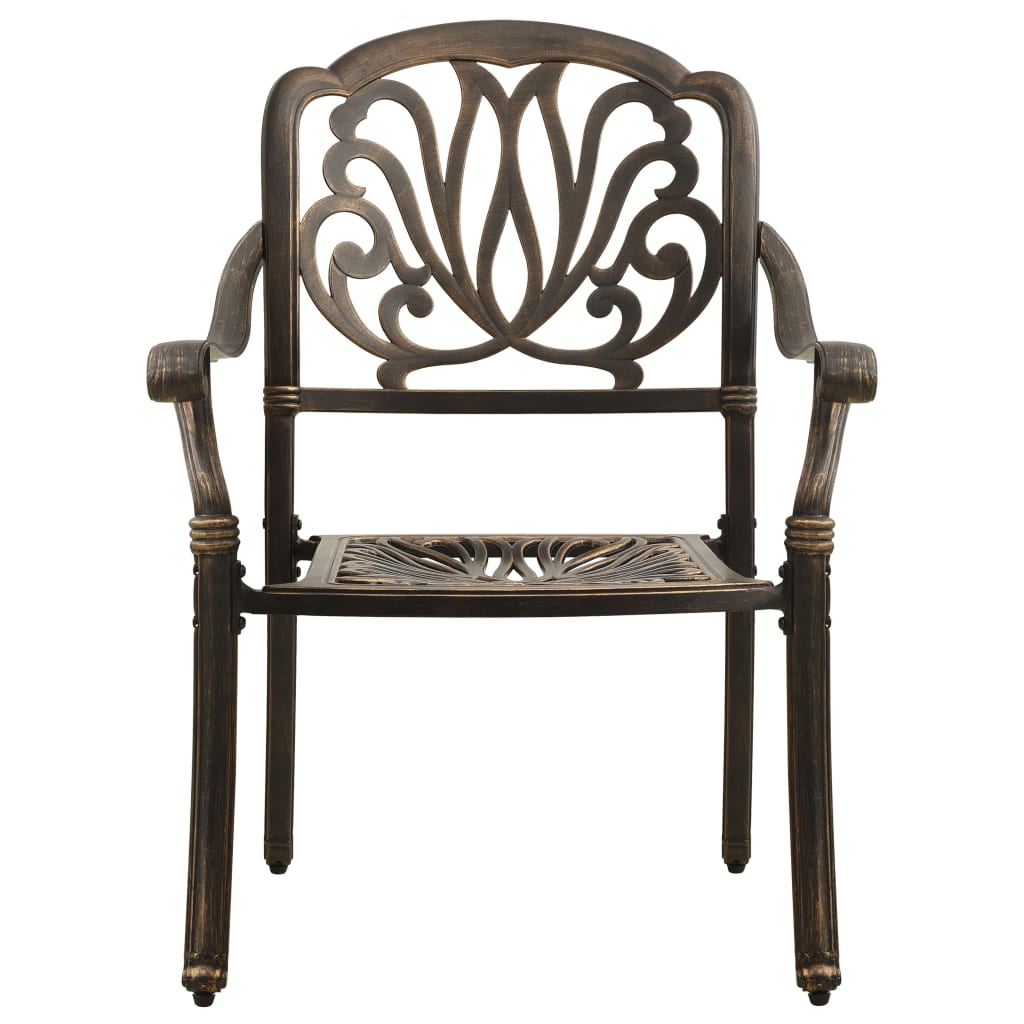 Set Mobilier Bistro, 3 Piese, , Aluminiu Turnat