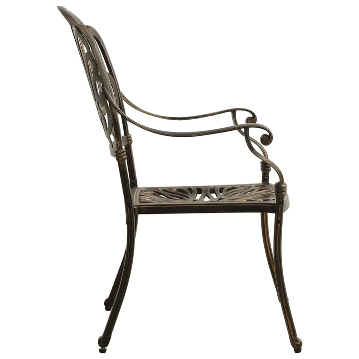 Set Mobilier Bistro, 3 Piese, , Aluminiu Turnat